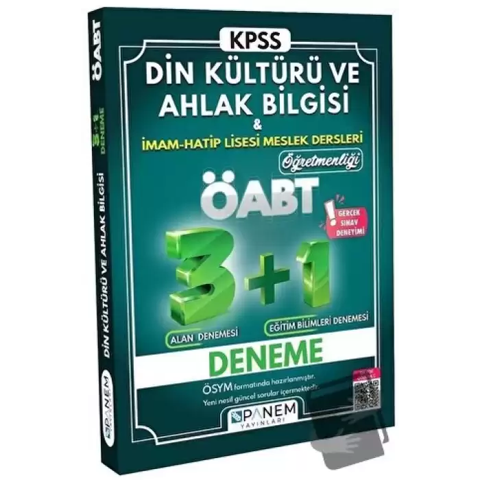 Tamamı Çözümlü ÖABT İHL - Din Kültürü Ve Ahlak Bilgisi Öğretmenliği 3+1 Deneme