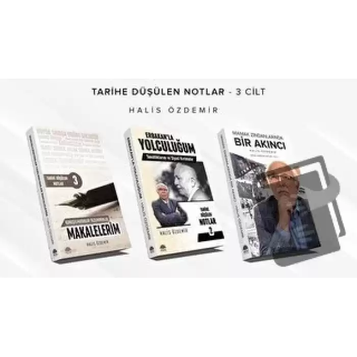 Tarihe Düşen Notlar Seti - 3 Kitap Takım