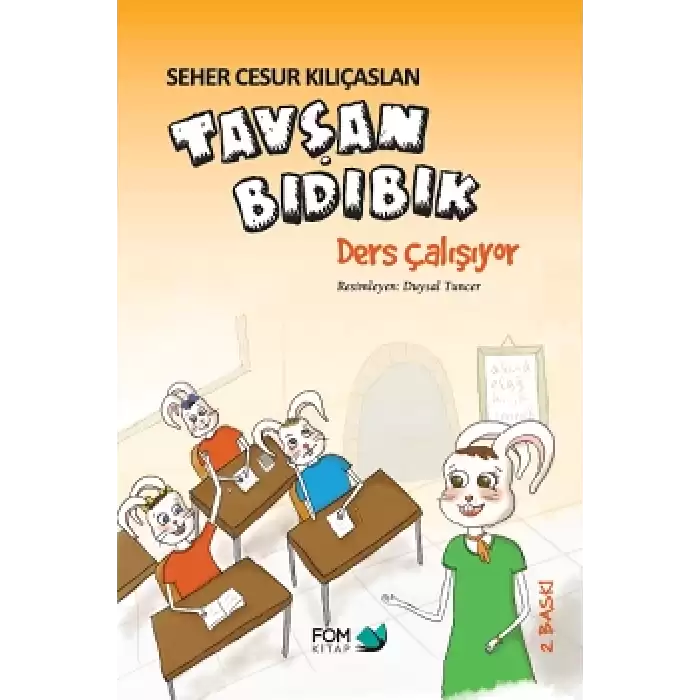 Tavşan Bıdıbık Ders Çalışıyor