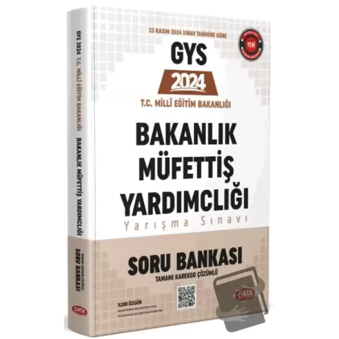 T.C. Milli Eğitim Bakanlığı Müfettiş Yardımcılığı Yarışma Sınavı Soru Bankası