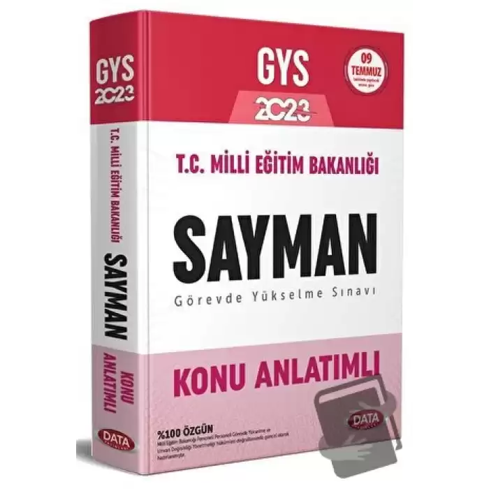 T.C. Milli Eğitim Bakanlığı Sayman GYS Konu Anlatımlı