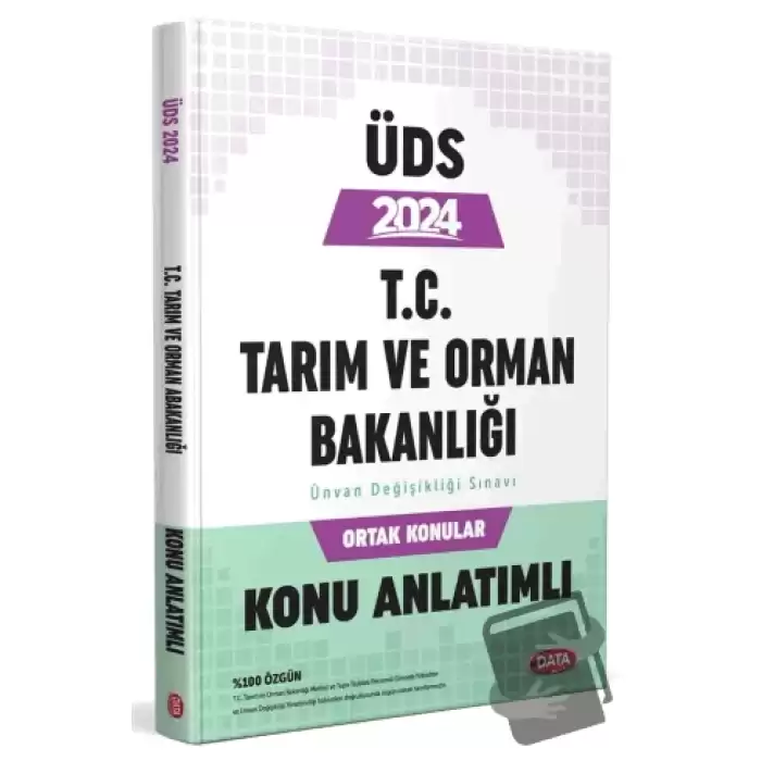 T.C. Tarım ve Orman Bakanlığı Unvan Değişikliği Sınavı Ortak Konular Konu Anlatımlı