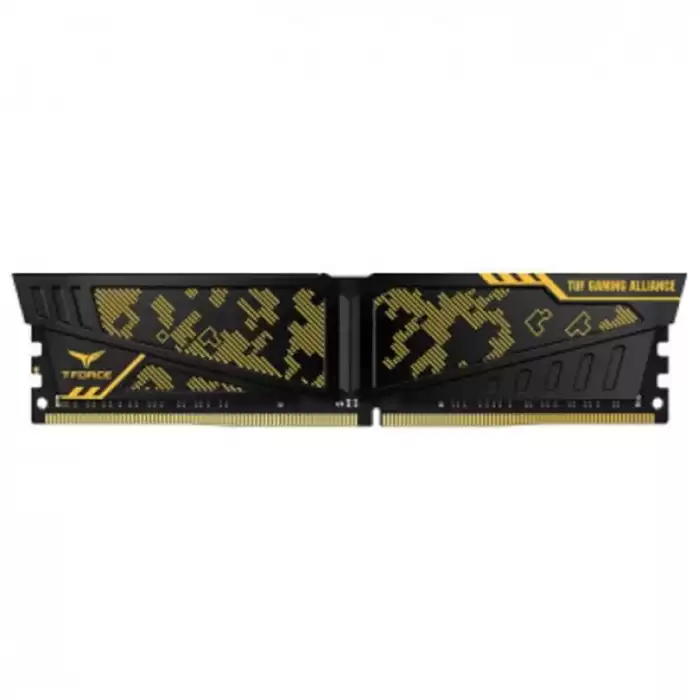 Team T-Force Vulcan Tuf Gaming Alliance 8Gb (1X8Gb) 3200Mhz Cl16 Ddr4 Gaming Ram