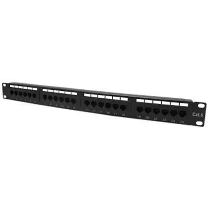 Teldata 24 Port Cat6 Utp Patch Panel Dolu