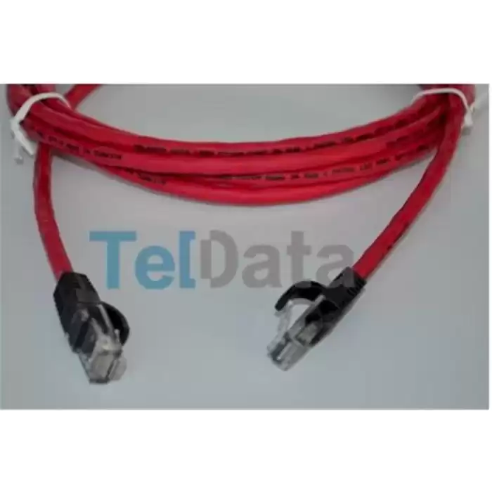 Teldata Tld-030K Cat6 0.30Mt Kırmızı Utp Patch Kablo