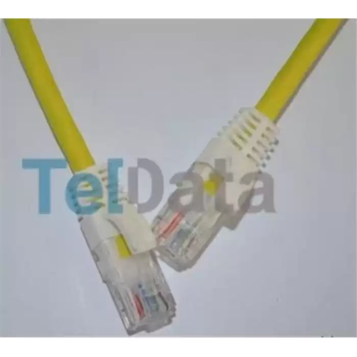 Teldata Tld-1000Ys Cat6 10Mt Sarı Utp Patch Kablo