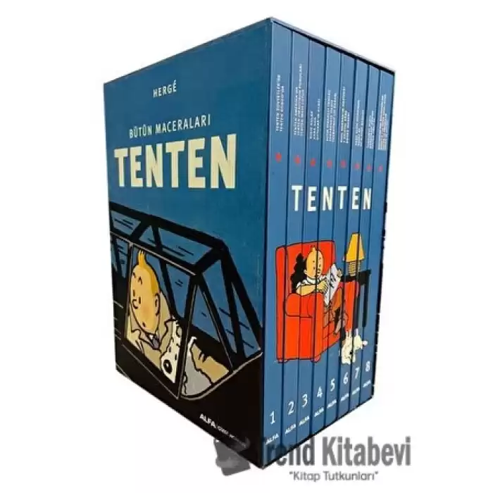 Tentenin Maceraları (8 Kitap Takım) (Ciltli)