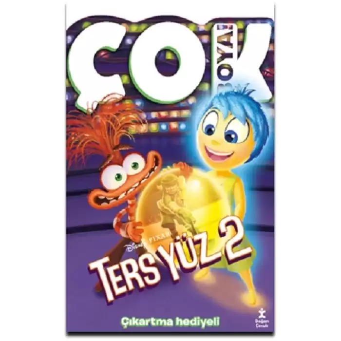 Ters Yüz 2 - Çok Boya! Çıkartmalı Dev Boyama Kitabı