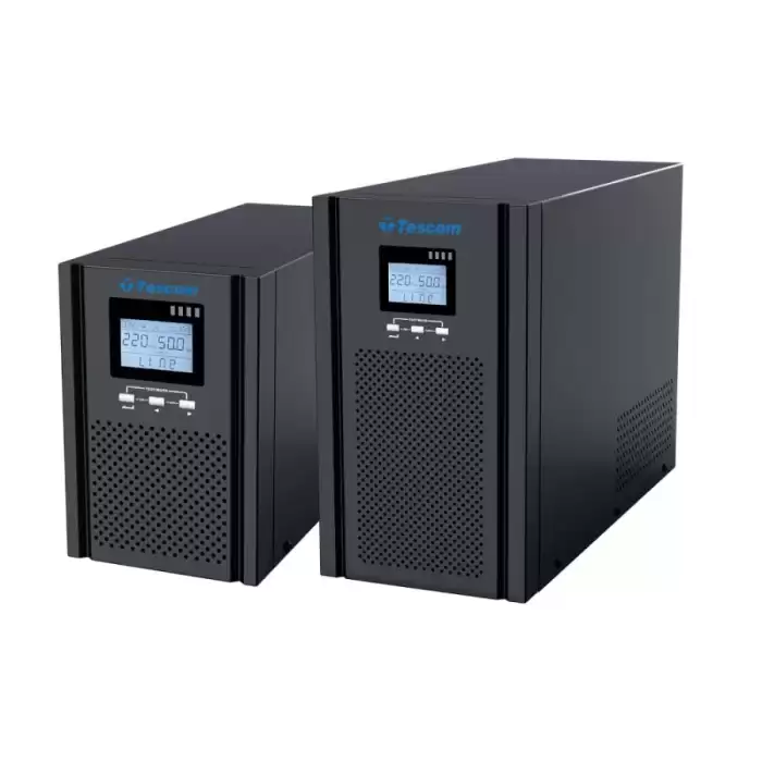 Tescom Teos+ 1 Kva (2X 9Ah) 1F-1F On Line  5-10Dk