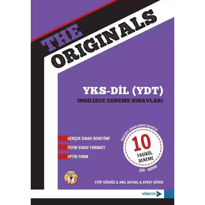 The Originals YKS-DİL (YDT) İngilizce Deneme Sınavları