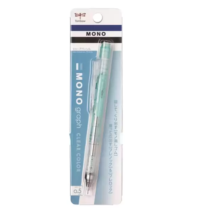 Tombow Versatil Kalem Mono Graph 0.5 Mm Şeffaf Nane