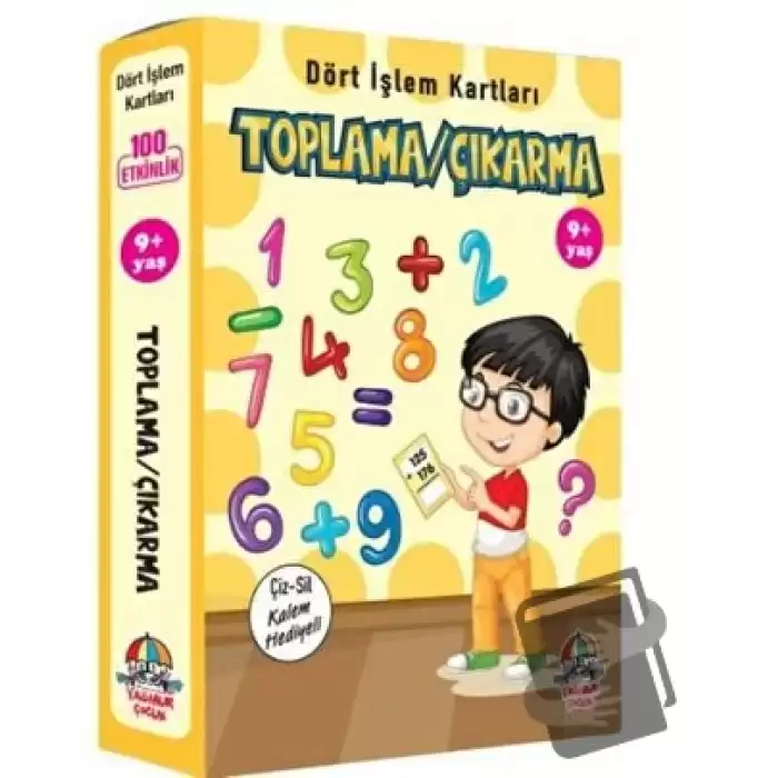 Toplama Çıkarma - Dört İşlem Kartları 9+ Yaş