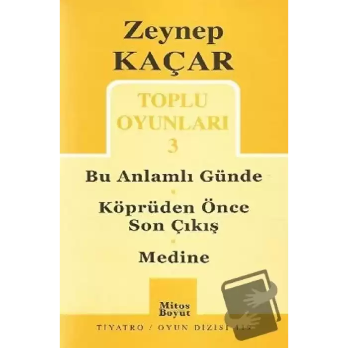 Toplu Oyunları 3 - Bu Anlamlı Günde - Köprüden Önce Son Çıkış - Medine