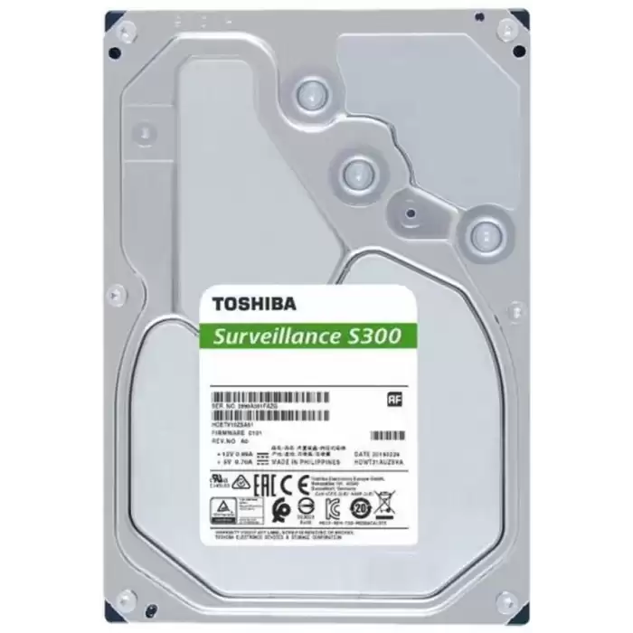 Toshiba 6Tb  Hdwt860Uzsva 3.5 S300 5400Rpm 256Mb Sata3 Güvenlik 7-24 Harddisk