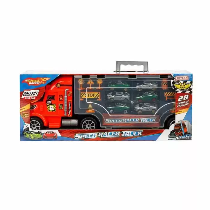 Toysan Oyuncak Tır Seti Speed Racer 6 Arabalı