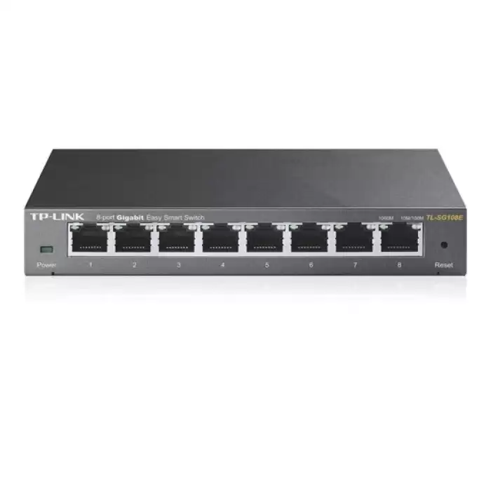 Tp-Link Tl-Sg108E 8 Port 10-100-1000 Mbps Easy Smart Switch Çelik Kasa