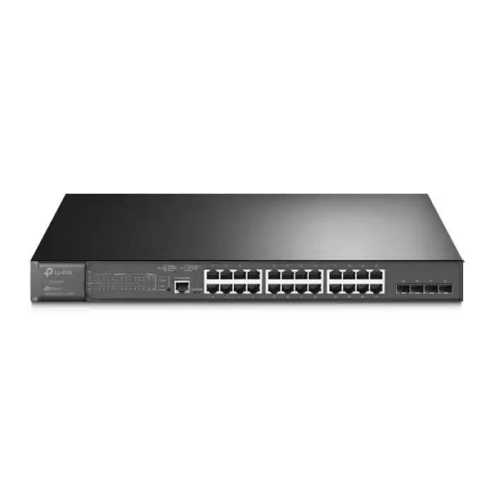 Tp-Link Tl-Sg3428Mp 24 Port 10-100-1000 Poe+ Switch 4 Port Sfp L2 Çelik Kasa Rack Mount