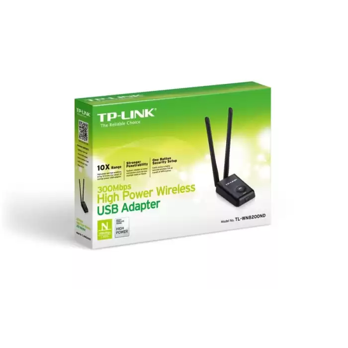 Tp-Link Tl-Wn8200Nd 300 Mbps Çift Antenli Masa Üstü Kablosuz Adaptör