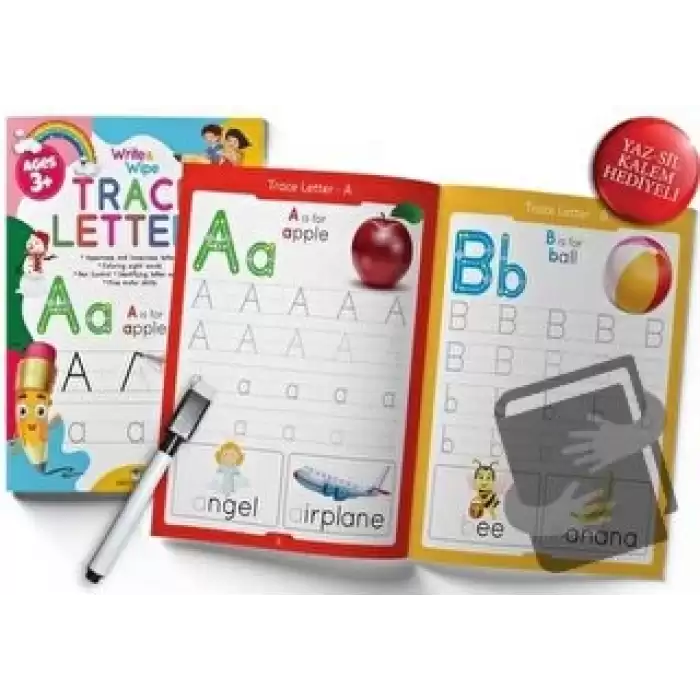 Trace Letters Write and Wipe Activity