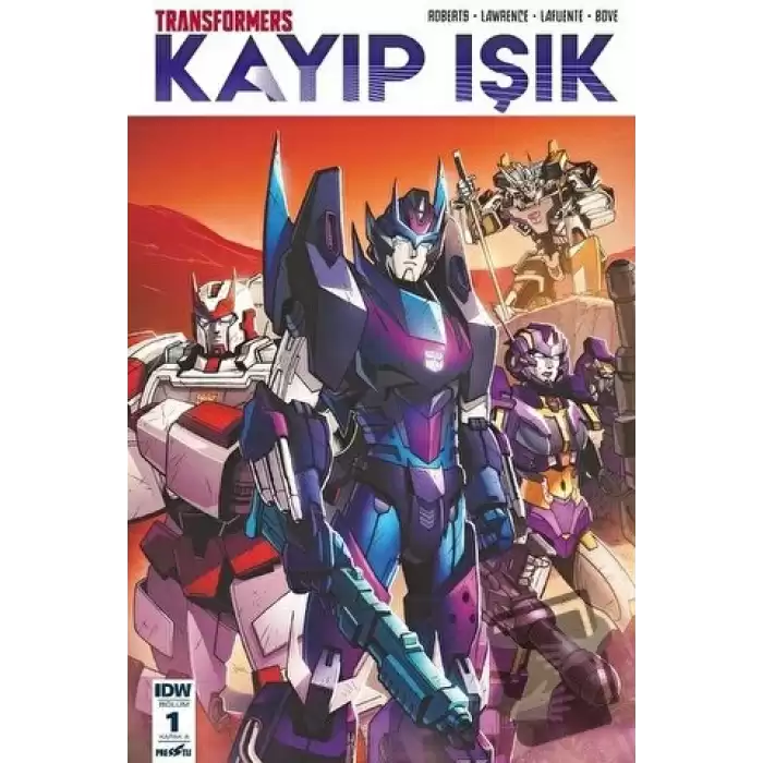 Transformers Kayıp Işık Bölüm 1 Kapak A