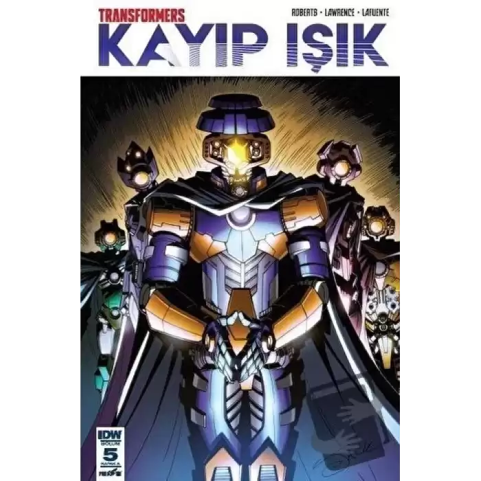 Transformers Kayıp Işık Bölüm 5 (Kapak A)