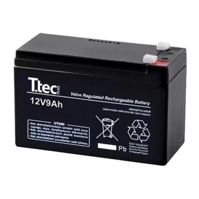 Ttec 12V 9Ah Bakımsız Kuru Akü