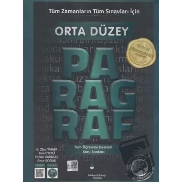 Tüm Zamanların Tüm Sınavları İçin Orta Düzey Paragraf Soru Bankası