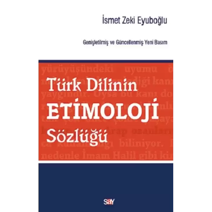 Türk Dilinin Etimoloji Sözlüğü