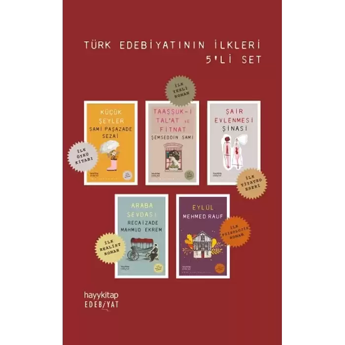 Türk Edebiyatının İlkleri 5’li Set