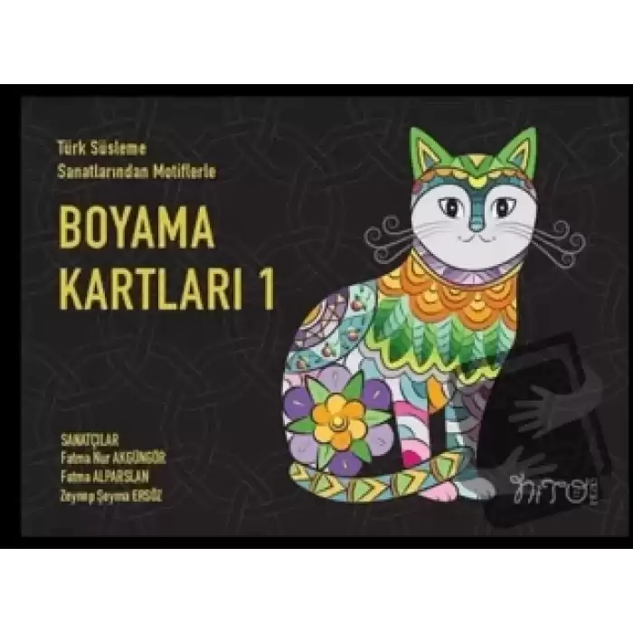 Türk Süsleme Sanatlarından Motiflerle Boyama Kartları 1