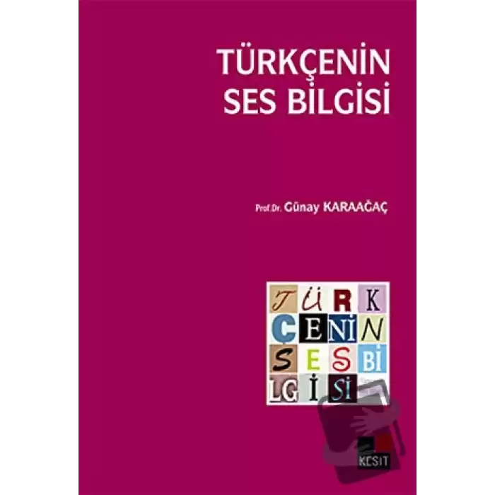 Türkçenin Ses Bilgisi