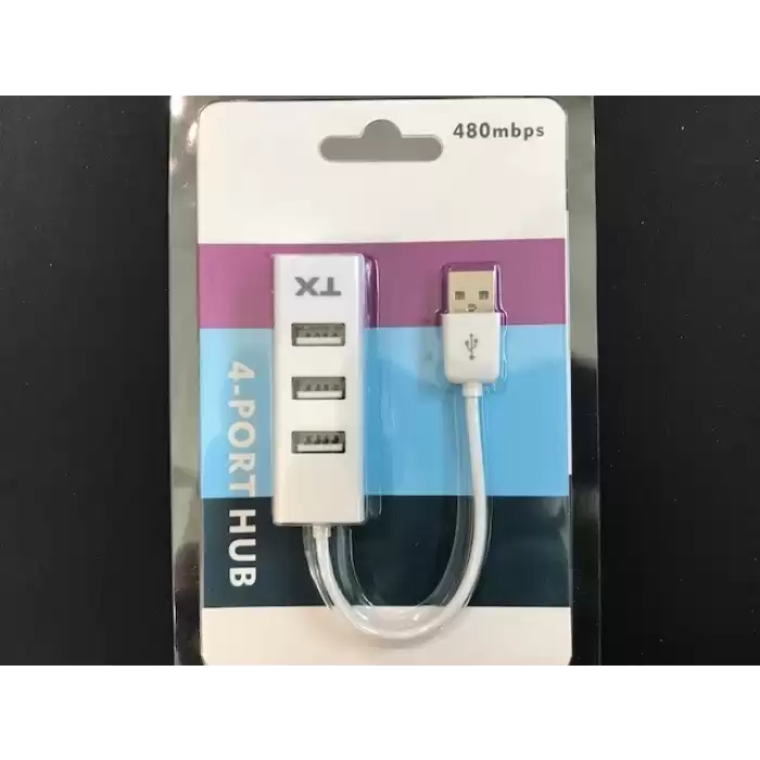 Tx Acusb24W 4Port Usb Hub Beyaz 2.0 480Mbps  (0,11Cm Kablo Uzunluğu)