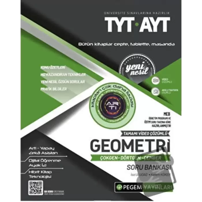 TYT-AYT Geometri Çokgen-Dörtgen-Çember Soru Bankası