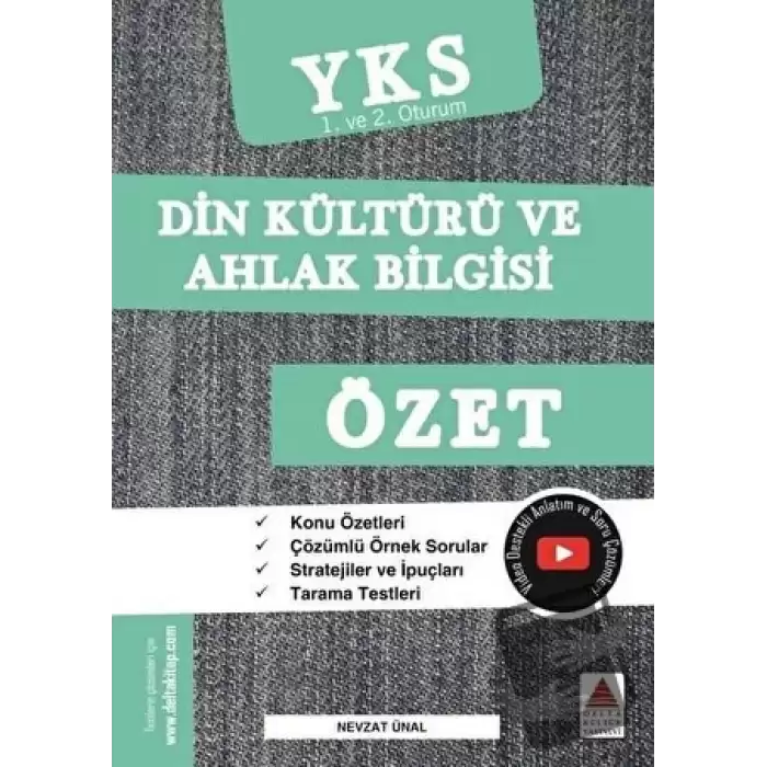 TYT-AYT (YKS 1. ve 2. Oturum) Din Kültürü ve Ahlak Bilgisi Özet