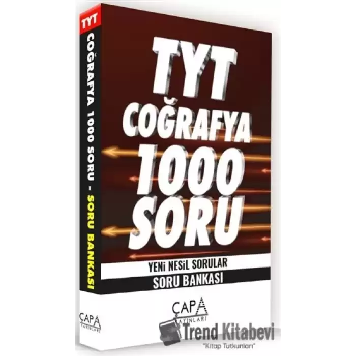 TYT Coğrafya 1000 Soru Yeni Nesil Sorular - Soru Bankası