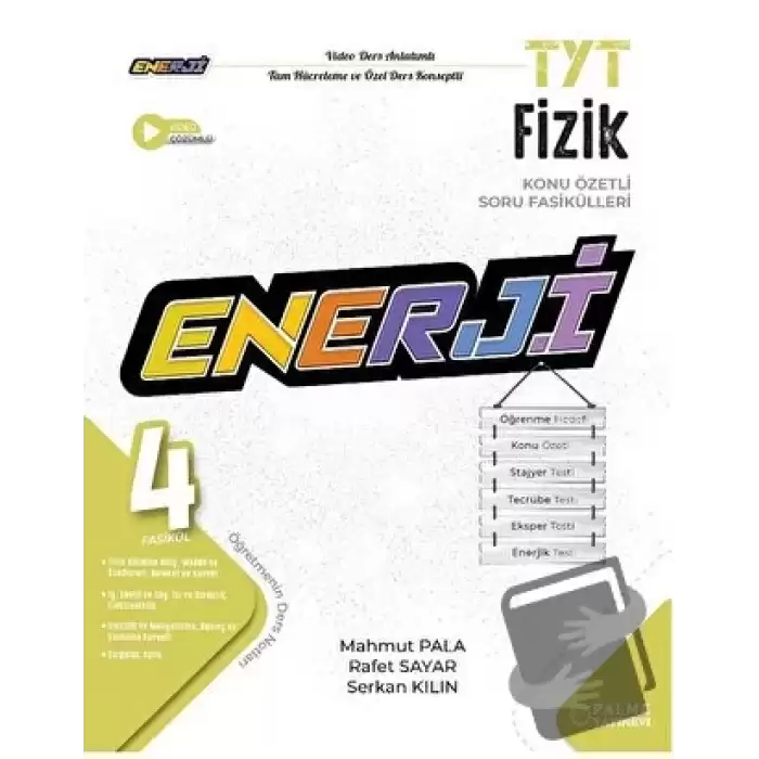 TYT Enerji Fizik Konu Özetli Soru Fasikülleri (4 Fasikül)