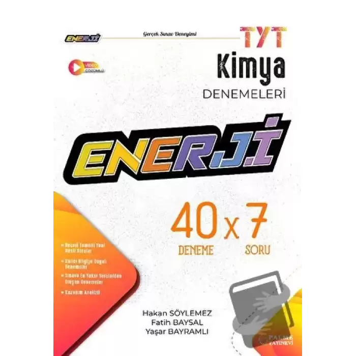 TYT Enerji Kimya 40 X 7 Deneme Kitabı