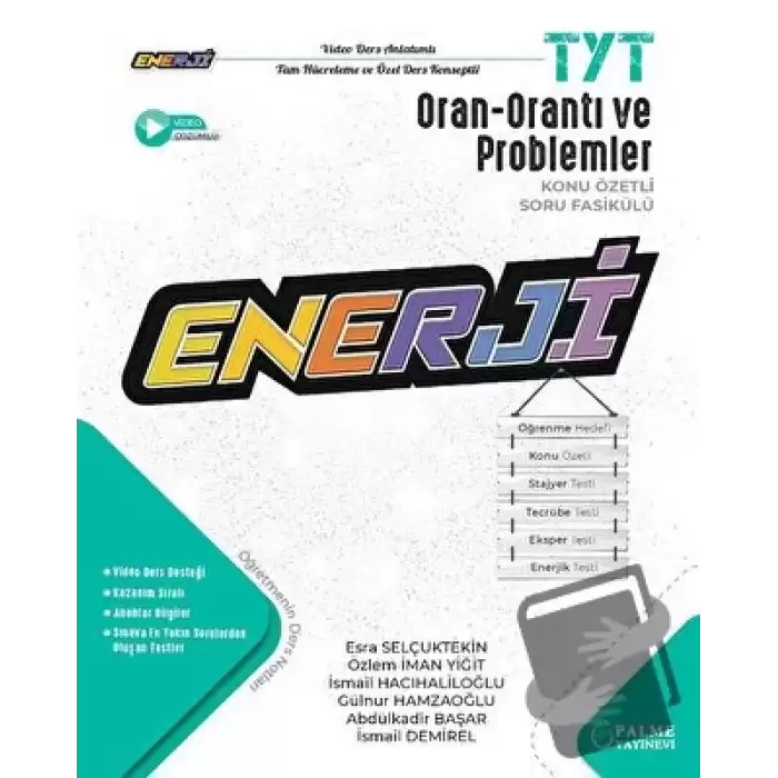 TYT Enerji Oran-orantı ve Problemler Konu Özetli Soru Fasikülü