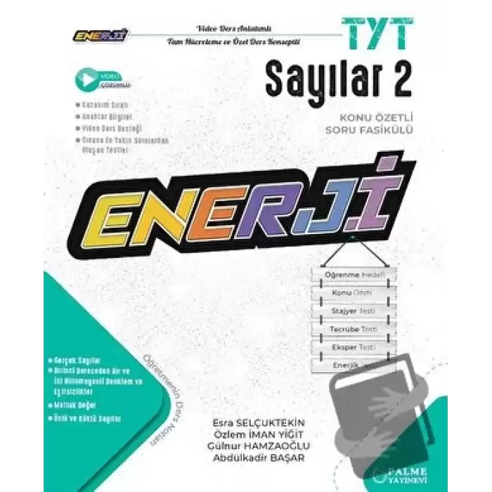 TYT Enerji Sayılar 2 Konu Özetli Soru Fasikülü