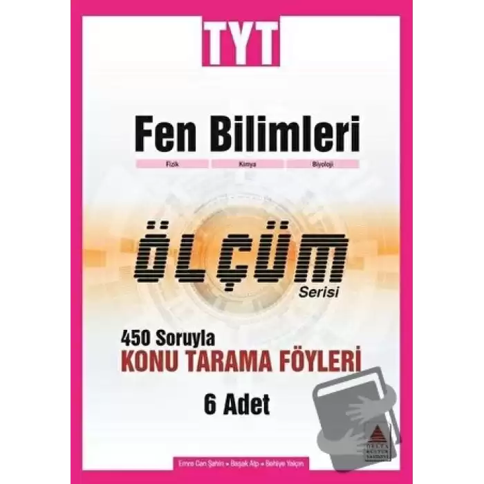 TYT Fen Bilimleri Ölçüm Serisi 450 Soruyla Konu Tarama Föyleri