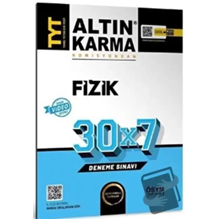 TYT Fizik 30 x 7 Deneme