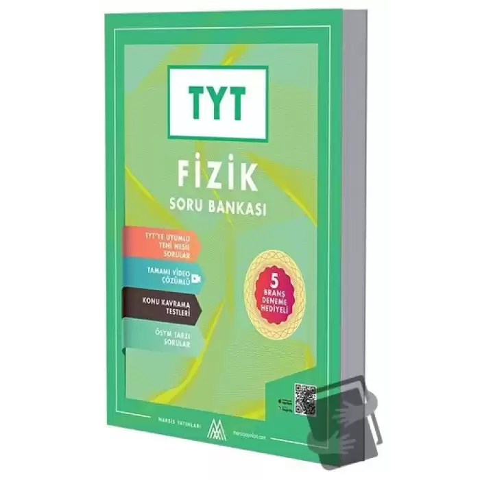 TYT Fizik Soru Bankası 5 Deneme Hediyeli-video Çözümlü