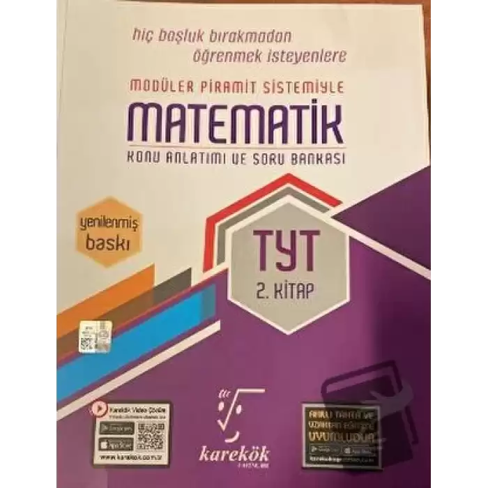 TYT Matematik Konu Anlatımı ve Soru Bankası 2. Kitap