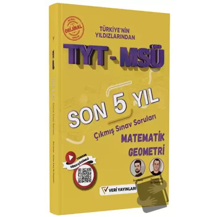 TYT MSÜ Matematik Geometri Son 5 Yıl Çıkmış Sınav Soruları