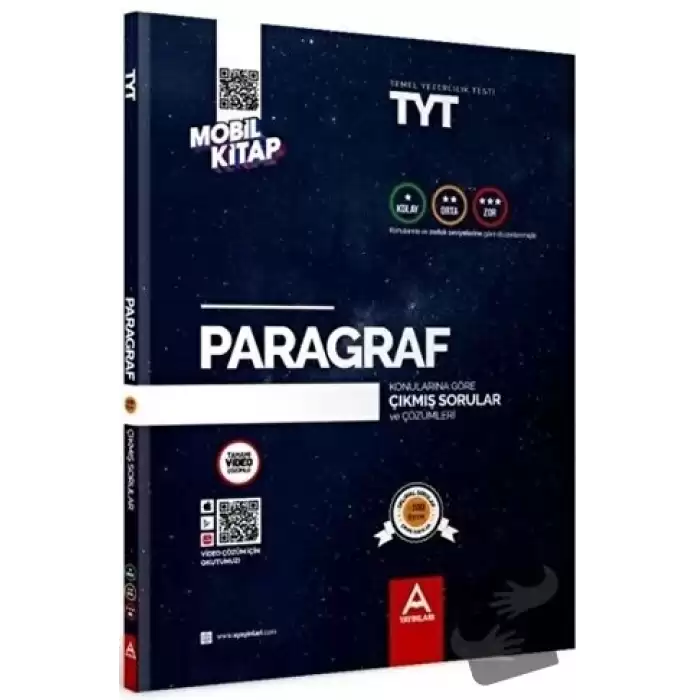 TYT Paragraf Konularına ve Zorluk Derecelerine Göre Çıkmış Soru ve Çözümleri