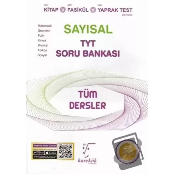 TYT Sayısal Tüm Dersler Soru Bankası