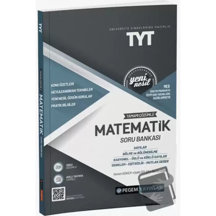 TYT Tamamı Çözümlü Matematik Soru Bankası