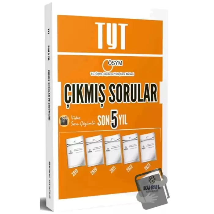 TYT Tıpkı Basım Son 5 Yıl Çıkmış Sorular ve Video Çözümleri