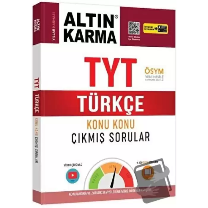 TYT Türkçe Konu Konu Çıkmış Sorular