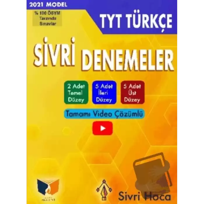 TYT Türkçe Tamamı Video Çözümlü Sivri Denemeler